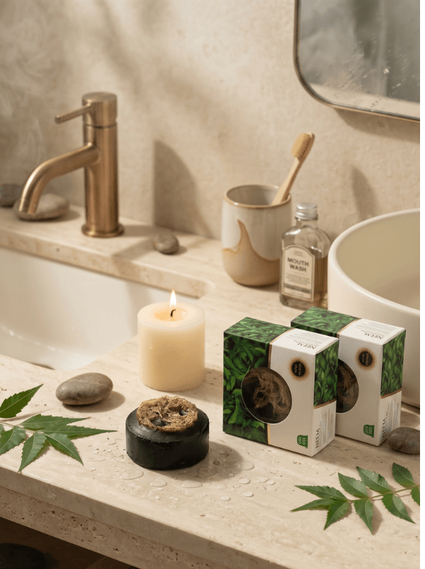 Neem + Moringa Luffa Soap - Image 4